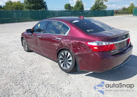 2015 Honda Accord Hybrid Touring из США, поврежденный, VIN 1HGCR6F75FA005970